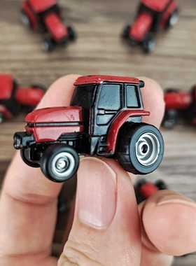 安徒/ERTL迷你拖拉机农用车模型长4CM微型汽车合金车儿童玩具摆件