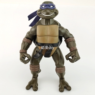 彩星忍者神龟超大多纳泰罗神12寸可动人偶兵人模型中古老玩具收藏
