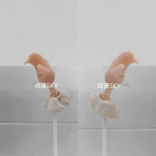 女兵人手型配件抓握行星绿谷3.75寸可动人偶1/18模型玩具酸雨暗源