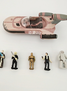 星球大战迷你先锋沙地飞车欧比旺C3PO酒吧乐手兵人偶模型玩具收藏