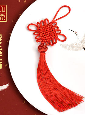 中国结红色小号挂件结礼品送老外