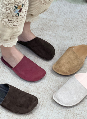 真皮家居拖鞋女夏季居家室内防滑防水牛皮凉拖鞋不臭脚软底家用男