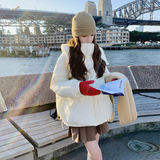 秋冬新款90白鸭绒短款羽绒服女小个子显瘦保暖外套，女装羽绒服，韩秀