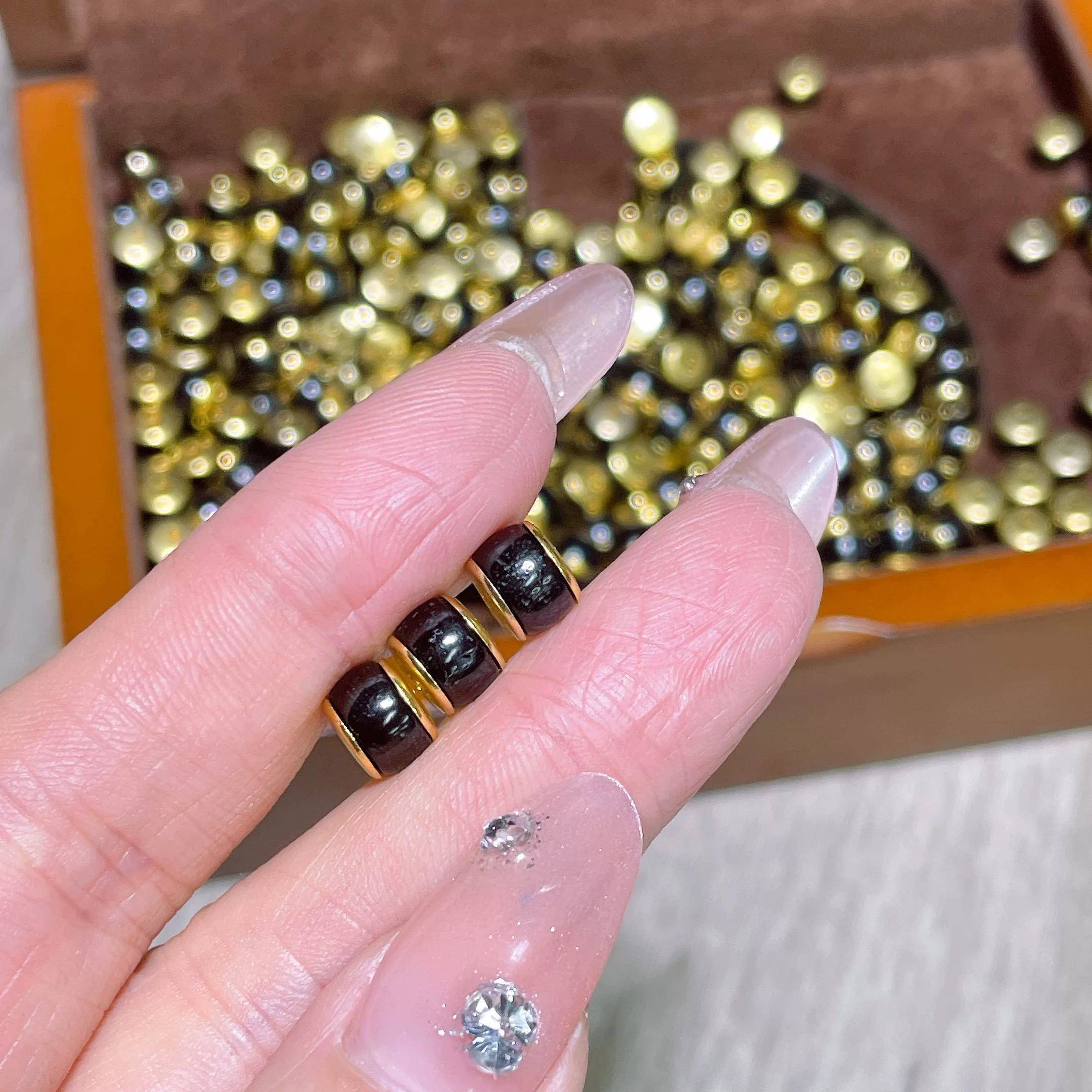 椰蒂纯铜片隔珠diy手工配件编织手绳手链串珠挂件手串文玩饰品