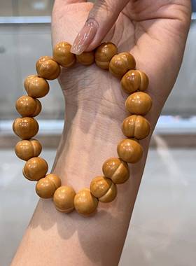 全品猴头屁桃文玩手链手持盘完佛珠念珠单圈男女士手串配饰品