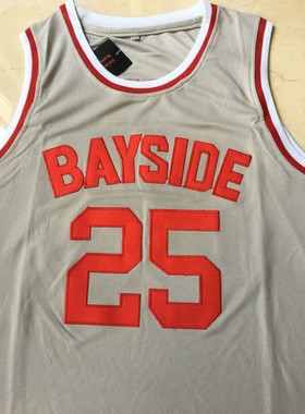 电影25号灰色刺绣篮球服复古个性时尚潮流运动休闲球衣嘻哈背心