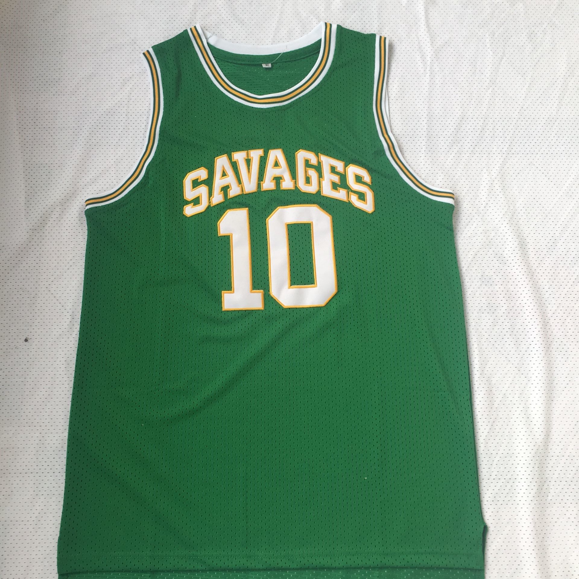 罗德曼10号蓝色白色绿色大学刺绣球衣复古篮球服个性时尚潮流背心