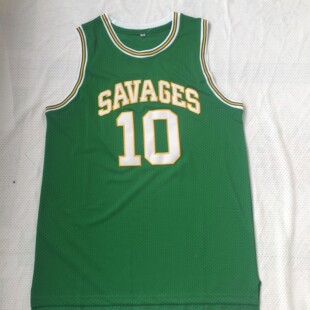 罗德曼10号蓝色白色绿色大学刺绣球衣复古篮球服个性时尚潮流背心