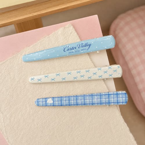 刘海夹前额碎发夹子鸭嘴夹时尚
