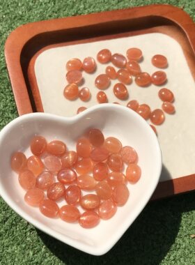 天然金太阳椭圆形戒面裸石