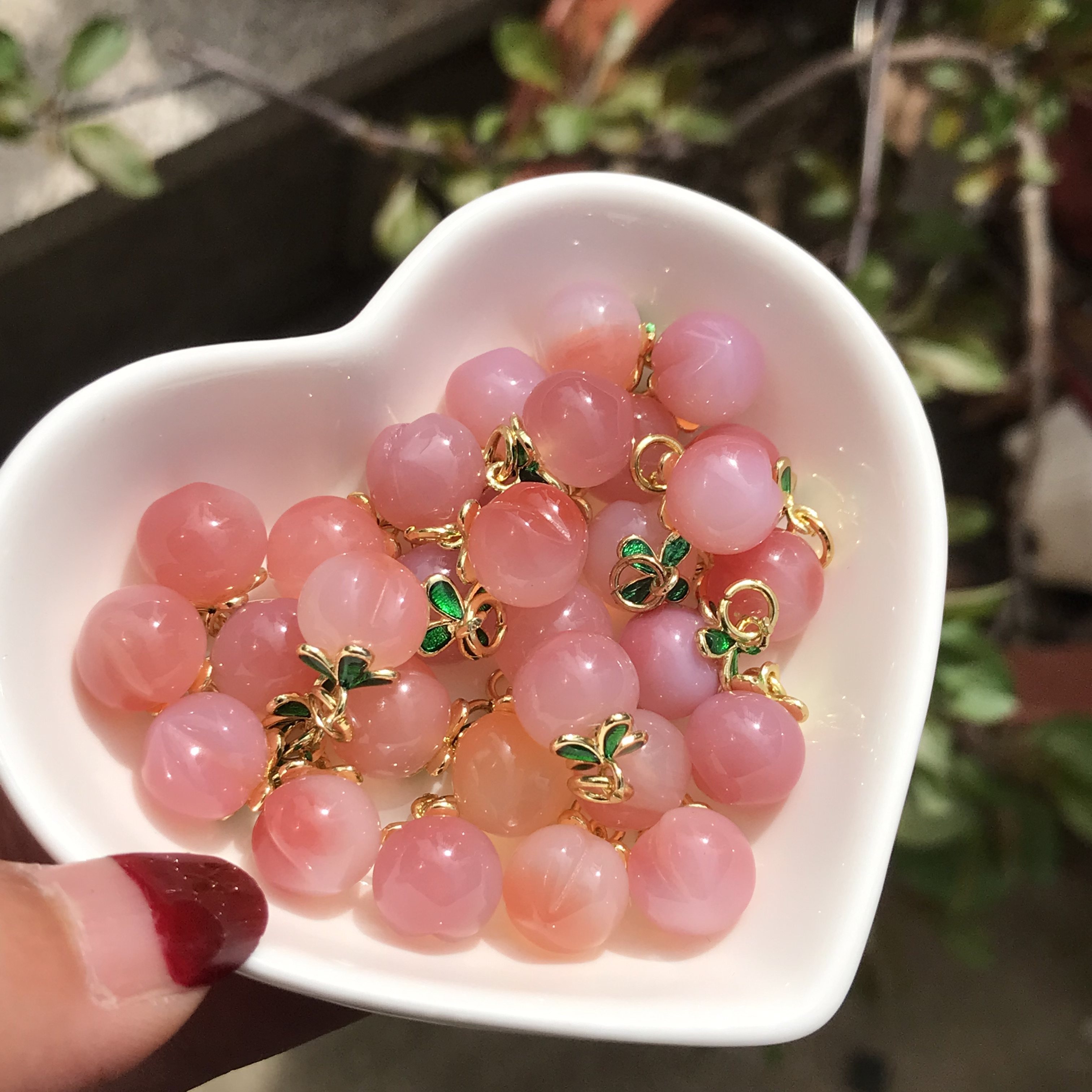 人间水蜜桃~天然玛瑙小桃子图片