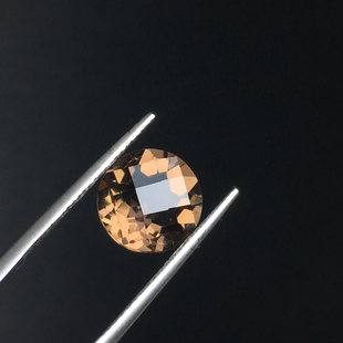 天然茶水晶刻面椭圆长方形尖底/平底戒面裸石可镶嵌戒指吊坠耳钉
