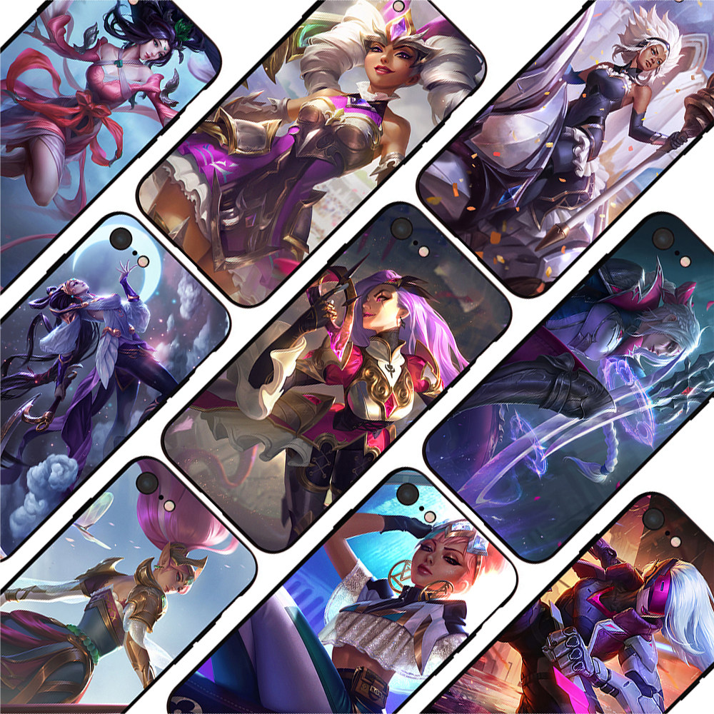 星幻 英雄联盟女帝手机壳卡特琳娜奇亚娜迦娜皎月女神黛安娜芮尔