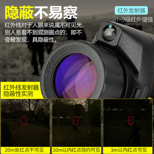 高清红外数码夜视仪单筒红外线望远镜户外夜视眼镜夜间成像仪高倍
