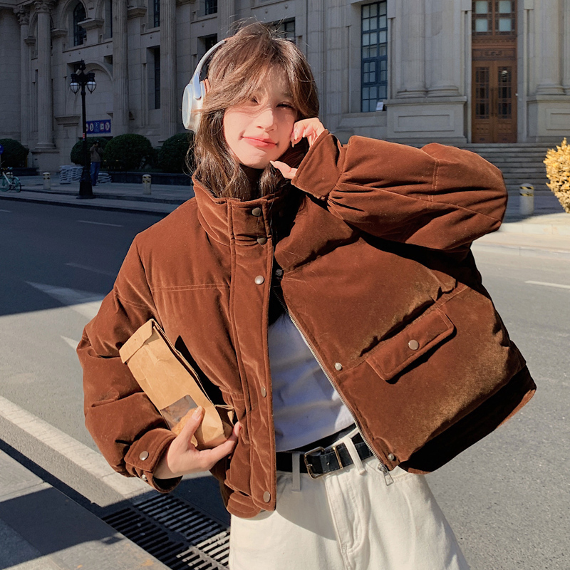 现货 金丝绒羽绒服 290A-3323-P260-K378