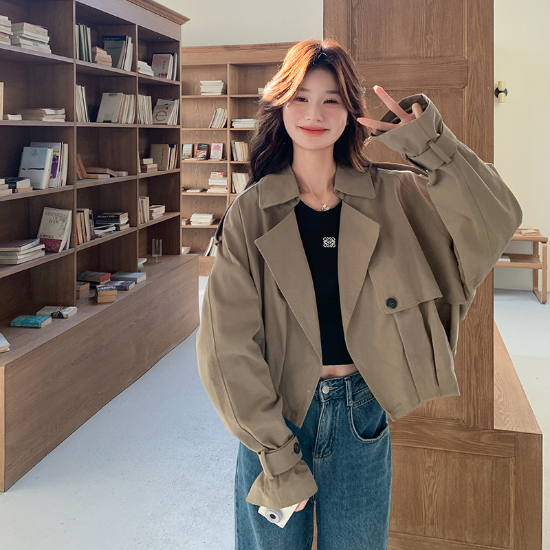 现货短款设计感风衣290A-3587-P155-K229,女装风衣,浙宝290A 现货短款设计感风衣290A-3587-P155-K229,女装风衣,浙宝290A