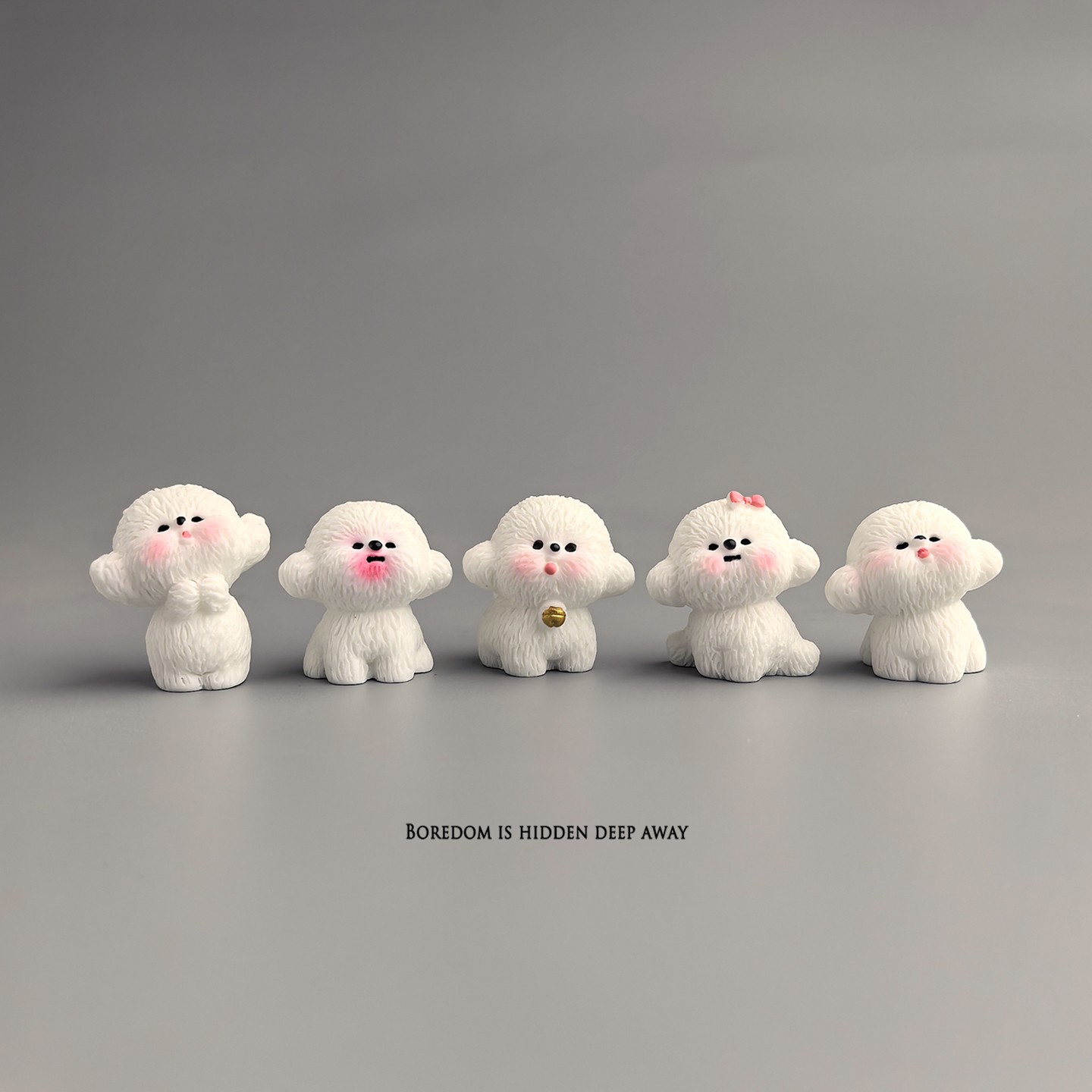 无聊了！小狗狗摆几个搞怪表情解压桌面治愈小动物小摆件工位装饰