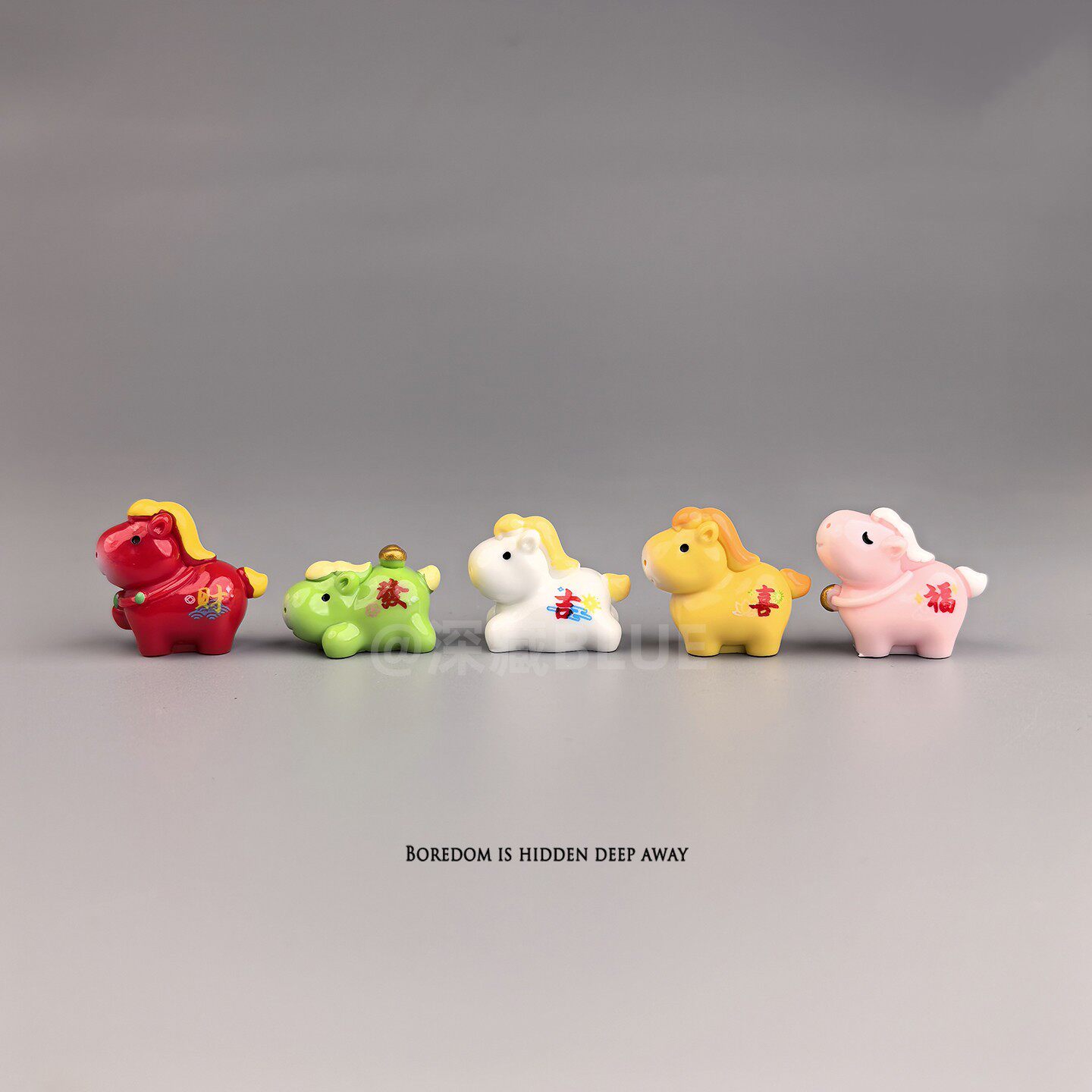 迷你马上有解压小摆件