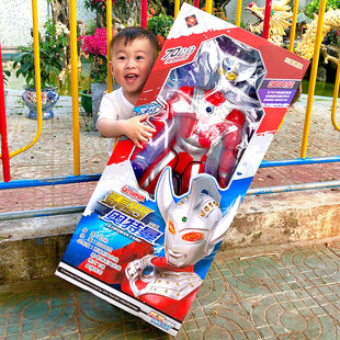 奥特曼玩具大号锦江正版 泰罗初代声光人偶玩偶模型套装 儿童大玩具