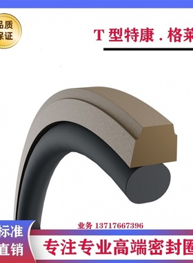 特瑞堡PT0100220 T型特康格莱圈/PT轴用T格莱圈/液压油缸密封T47
