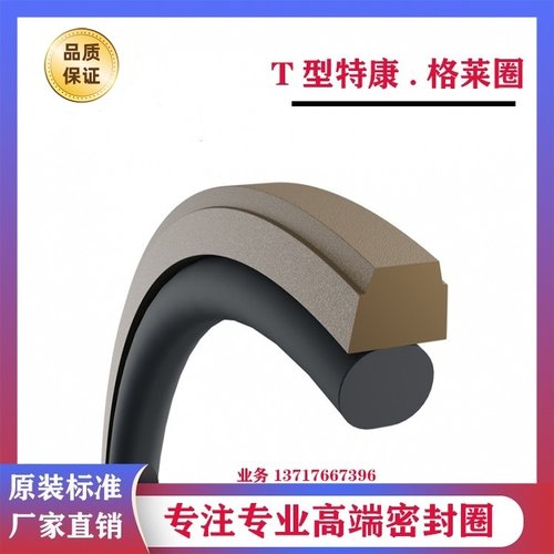 特瑞堡T型格莱圈聚四氟密封圈