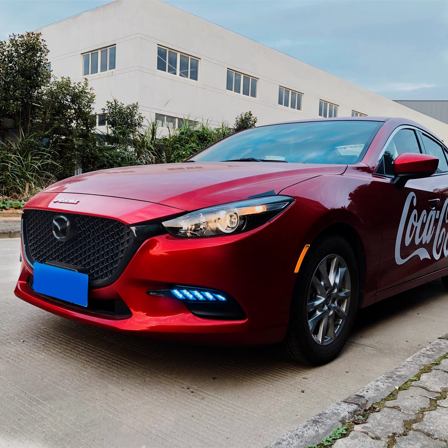 Решетка радиатора сотовой структуры для Mazda 3 (2014-2019) Angsaila