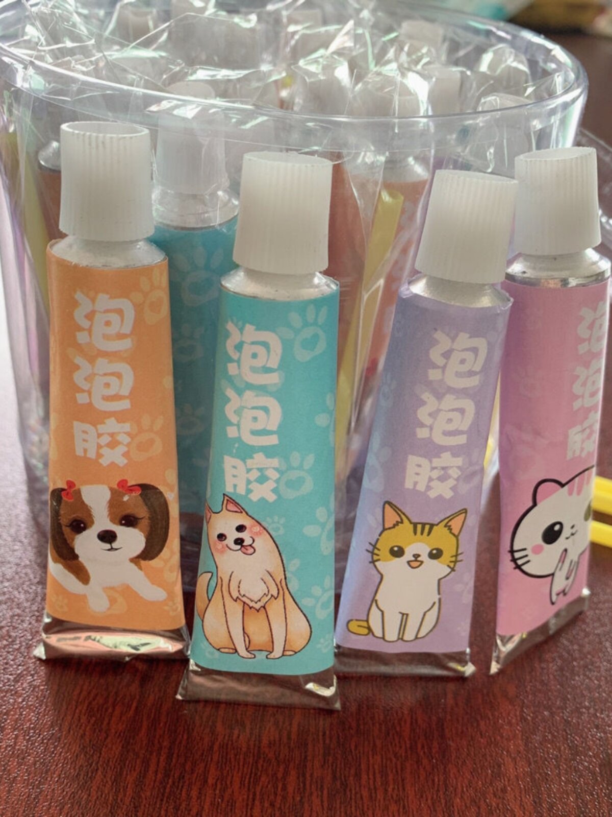BUBBLE GLUE NOSTALGIC TOYS AT SCHOOL GATE CHILDRENS DAY GIFT TOYS BLOWING GLUE FOAMING GLUE BLOWING BILLY BLOWBALL