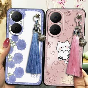 适用华为畅享80/Nova Y73手机壳潮流卡通新款散热液态简约古风