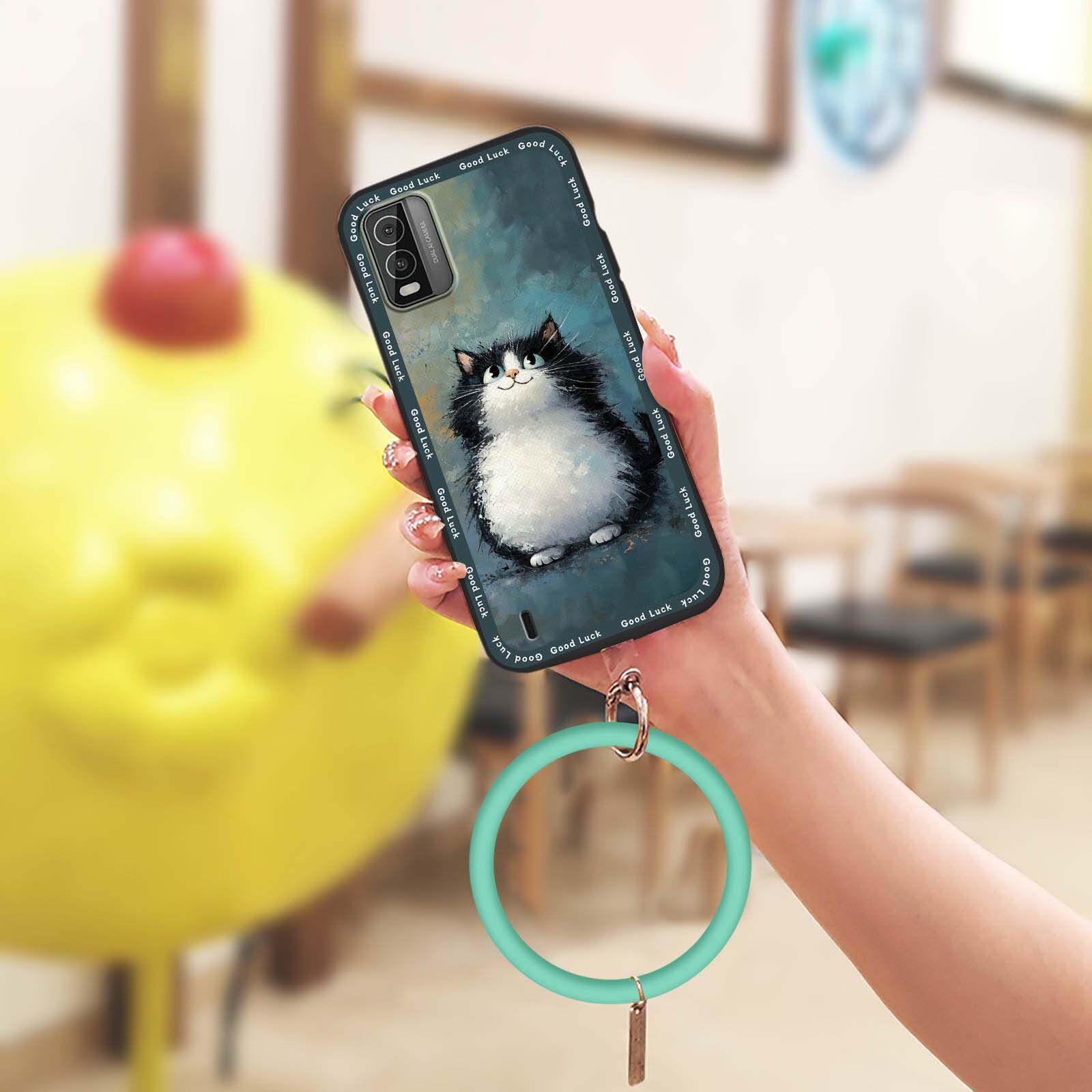 适用诺基亚C210手机壳创意可爱趣味男女款防尘硅胶情侣动漫潮流