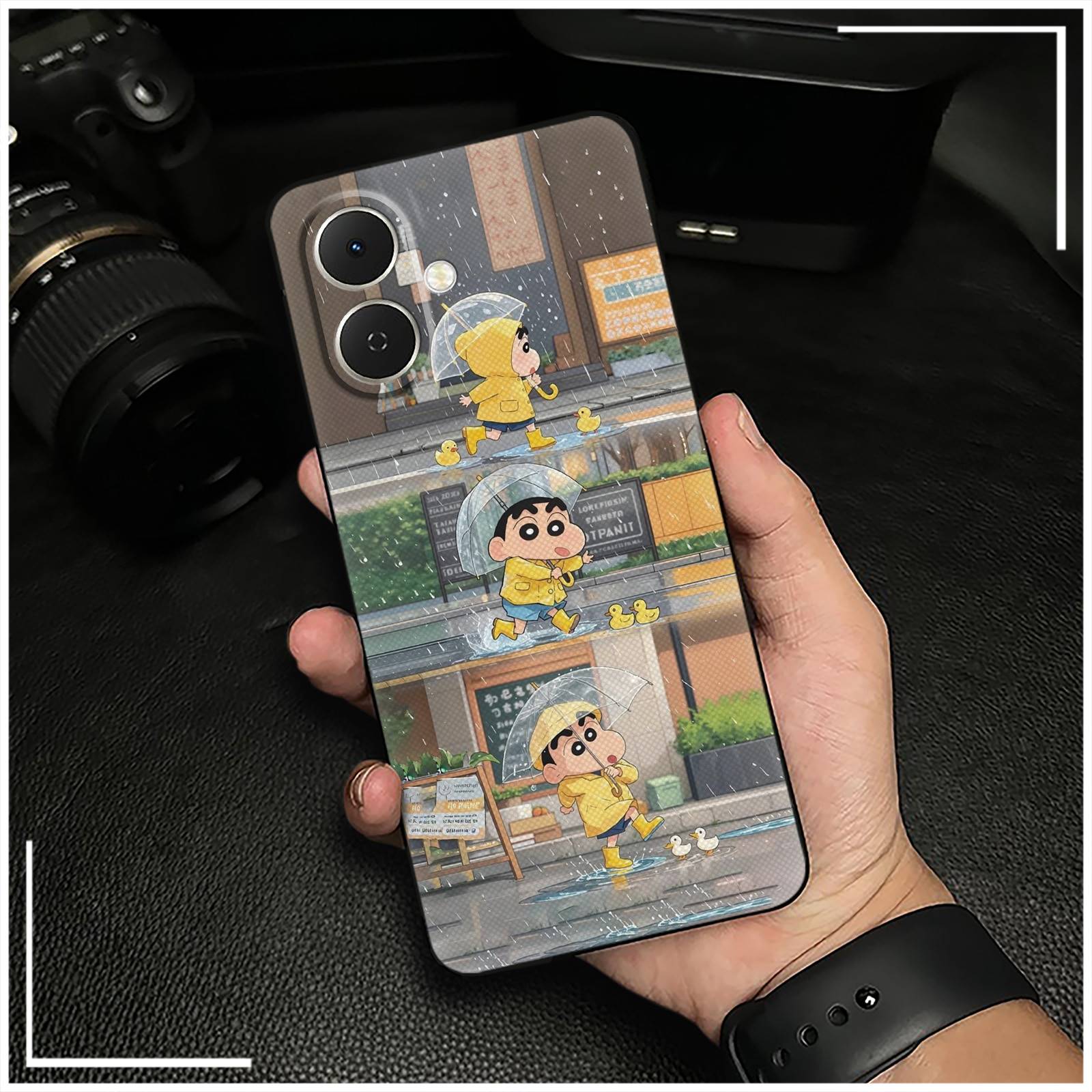 适用Tecno Spark GO2/传音POP10 4G手机壳蜡笔小新搞怪简约潮流