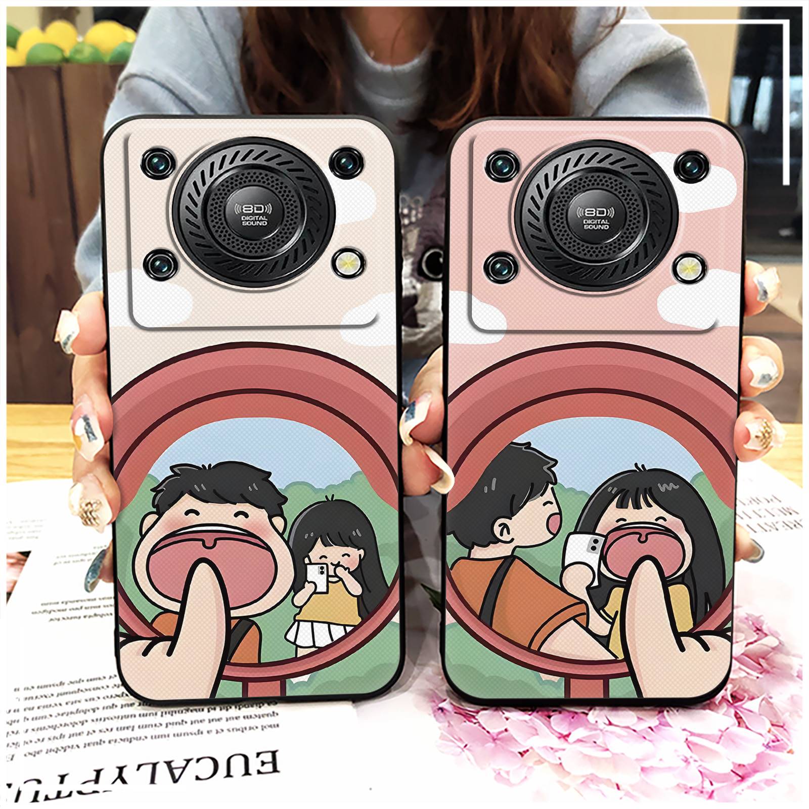 适用欧奇C60/Oukitel C60 Pro手机壳创意纯色数码防尘新款个性CP