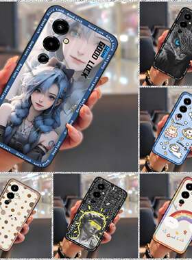 适用Tecno Pova4 Pro/传音LG8n手机壳散热男女款趣味红青春卡通情侣数码搞怪简约新款防尘可爱潮流奢华软壳女