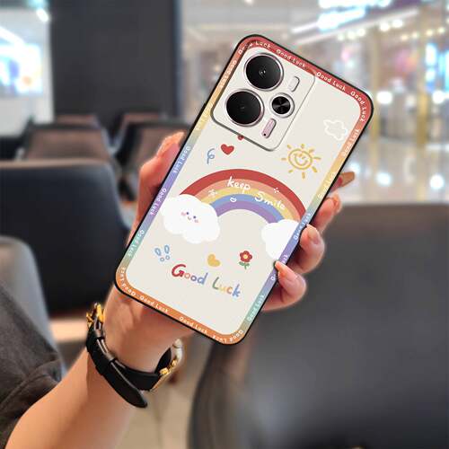 适用OPPO Realme 14 5G海外版手机壳女硅胶卡通趣味软壳潮流可爱搞怪防尘奢华新款青春创意男女款简约情侣红