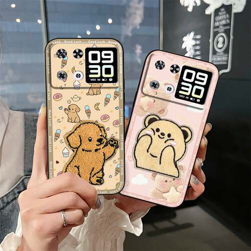 适用库柏P90/Cubot P90手机壳全包边动漫可爱质感潮流男女款散热软壳防尘刺绣立体纯色3D简约青春数码创意