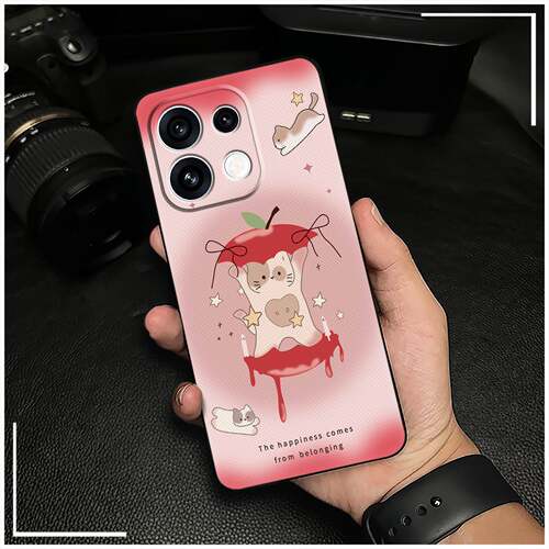 适用OPPO Reno16 Pro 5G海外版手机壳动漫质感搞怪男女款散热青春CP潮流卡通萌宠简约硅胶情侣新款趣味防尘