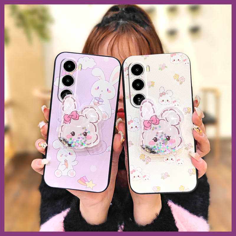 适用Itel A100手机壳动漫透明创意潮流青春纯色液态男女款简