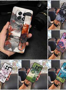 适用OPPO A5 5G 2025国内版/F29 5G/A6Plus手机壳国风男女款个性新款古韵硅胶防尘创意情侣绘画腕带全包散热