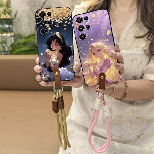 适用欧奇C61/Oukitel C61 Pro手机壳硅胶女款青春挂绳数码散热挂脖双色全包边创意卡通斜跨软壳Q版情侣防尘
