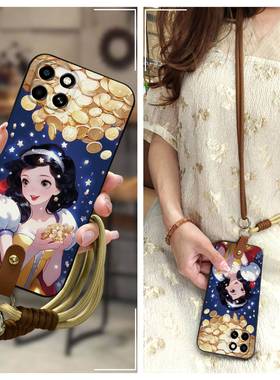 适用infinix X6512/Smart6 HD手机壳硅胶简约手提女款Q版全包边