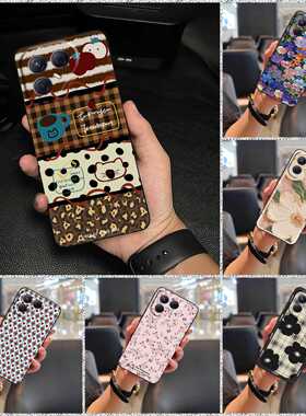 适用Tecno Pova7 5G/LJ7手机壳质感散热涂鸦油画硅胶女可爱创意