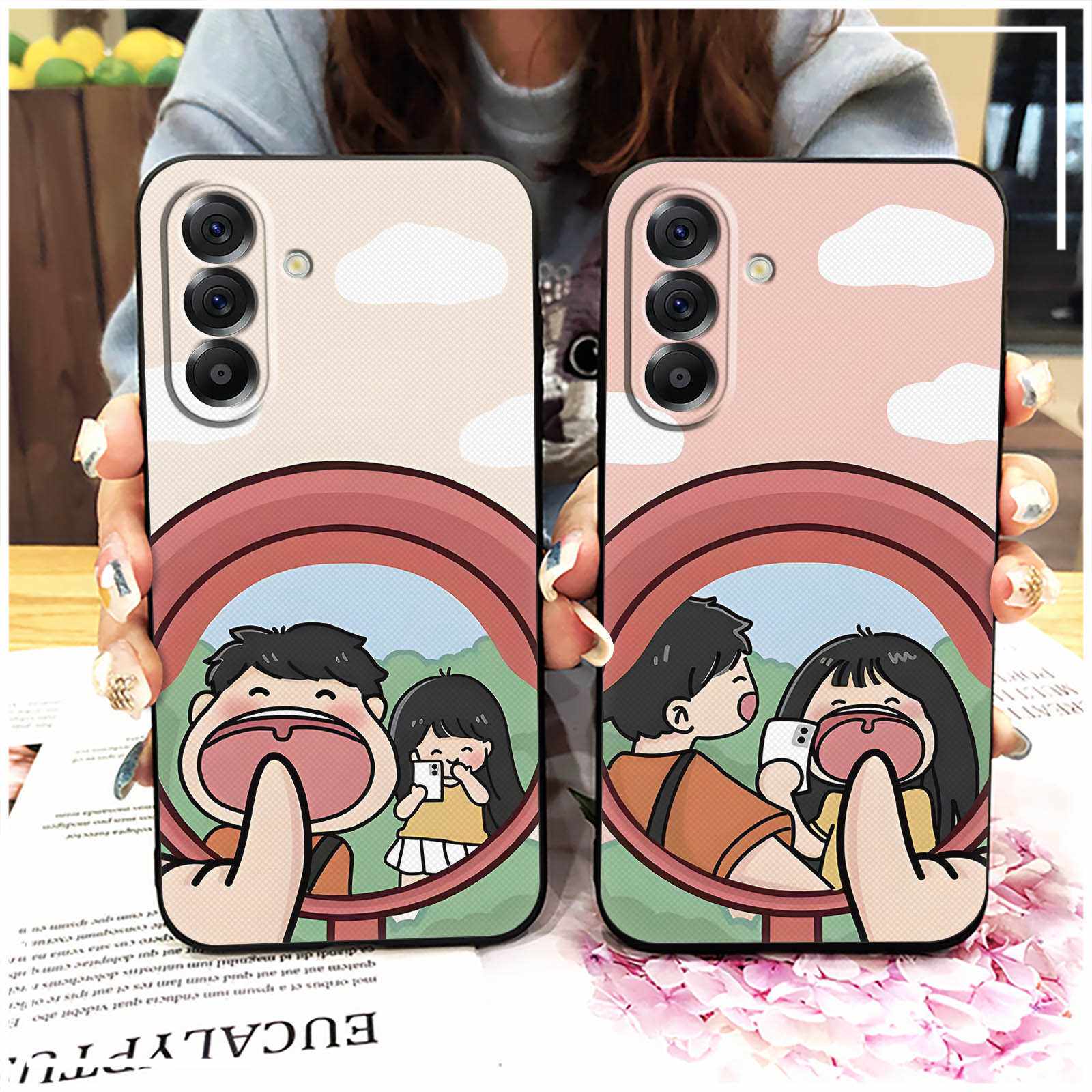 适用三星A57 5G/SM-A5760手机壳潮流青春可爱防尘卡通