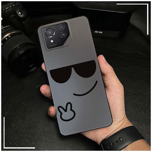 适用华硕ROG8/Asus ROG Phone8 Pro手机壳简约男女款质感软壳情侣防尘纯色青春CP个性动漫新款可爱创意卡通