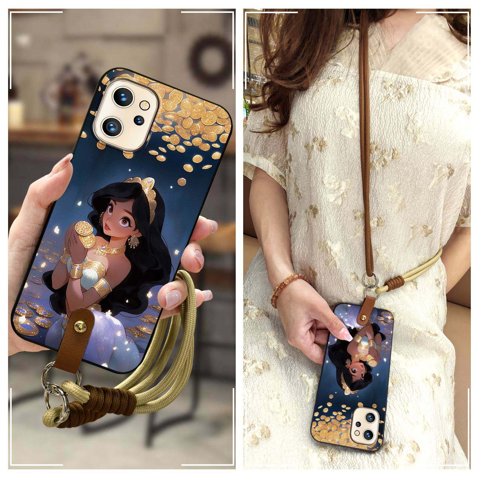 适用UMIDIGI优米A13/A13S/A13 Pro 4G手机壳可爱创意挂脖防尘Q版