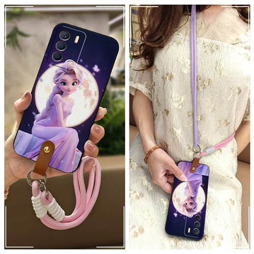 适用infinix Zero 5G 2023手机壳新款数码硅胶可爱Q版情侣创意简约卡通双色防尘散热全包边质感腕带挂绳手提