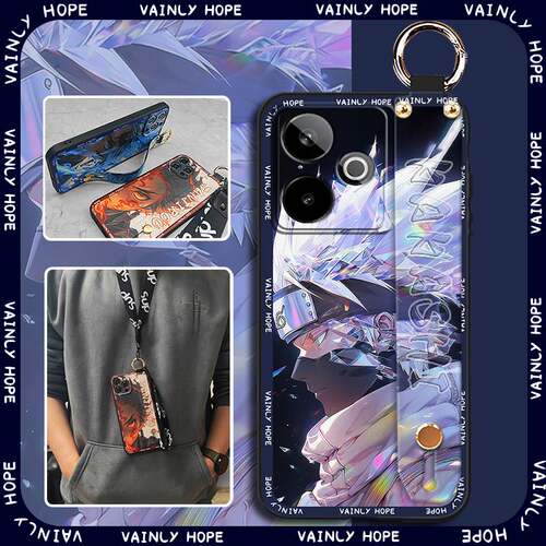 适用OPPO Realme GT7/GT7T手机壳硅胶潮流卡通新款腕带软壳散热个性动漫创意挂绳奢华青春液态趣味支架可爱