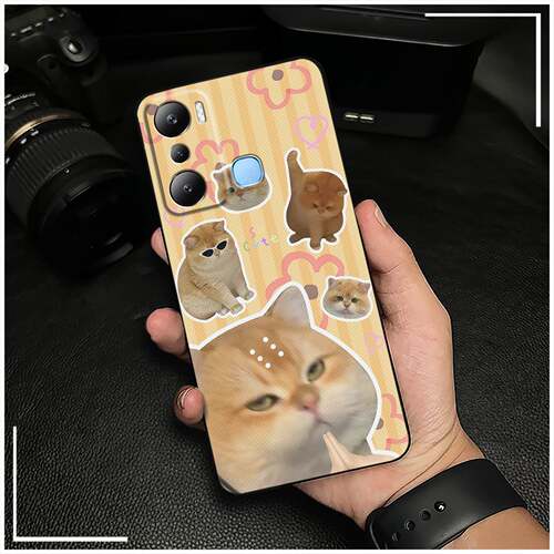 适用infinix X665C/Hot20i/X665E手机壳创意数码Q萌可爱纯色个性萌宠全包边卡通搞怪动漫防尘潮流质感青春CP