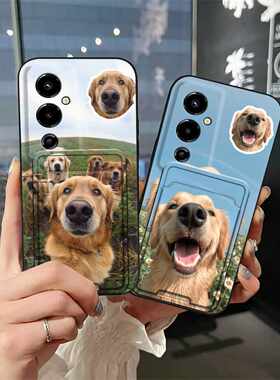 适用Tecno Pova4 Pro/传音LG8n手机壳硅胶个性身份证可爱狗趣味潮流插卡简约新款创意数码散热卡包青春卡通猫