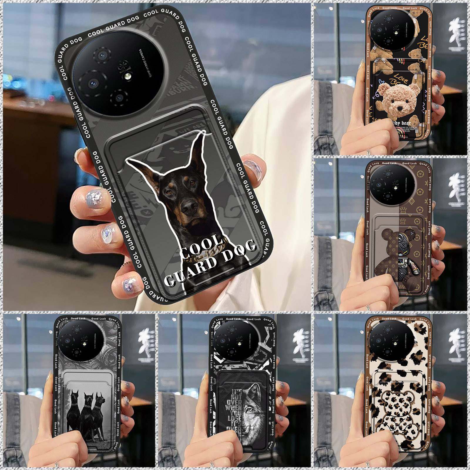 适用TCL 60 XE NxtPaper手机壳卡槽放照片卡通散热搞怪男女款