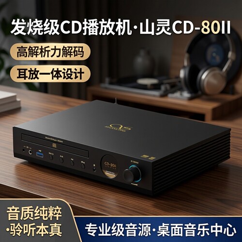 新款*山灵CD80II二代桌面CD机