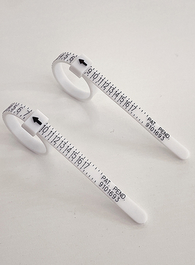 【CnHnOn 脂肪商店】美码戒指测量带 手寸测量尺寸刻度戒指